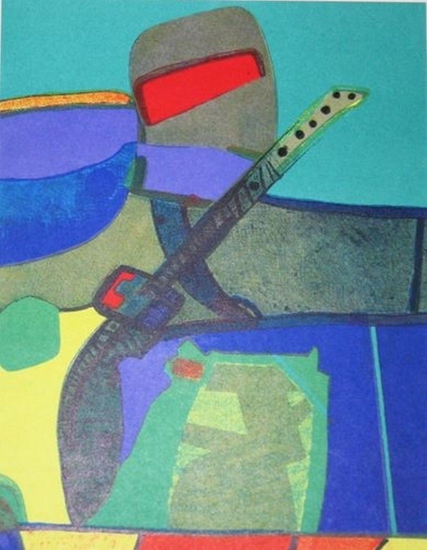 Maurice Esteve: Arizovert - Color Lithograph (1 of 1)