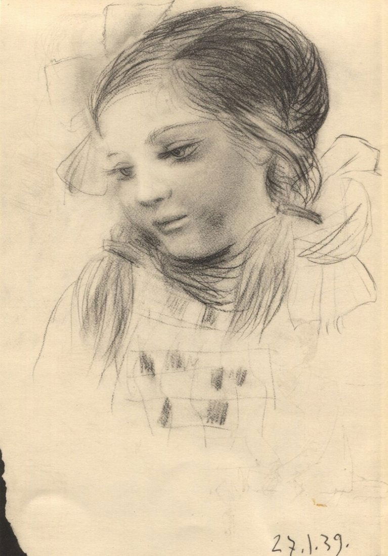 Picasso: Maria (Maya) Picasso, 1939 - Collotype (1 of 1)