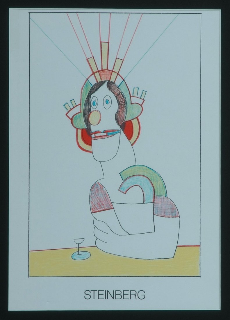 Saul Steinberg: Untitled - Color Lithograph (1 of 1)