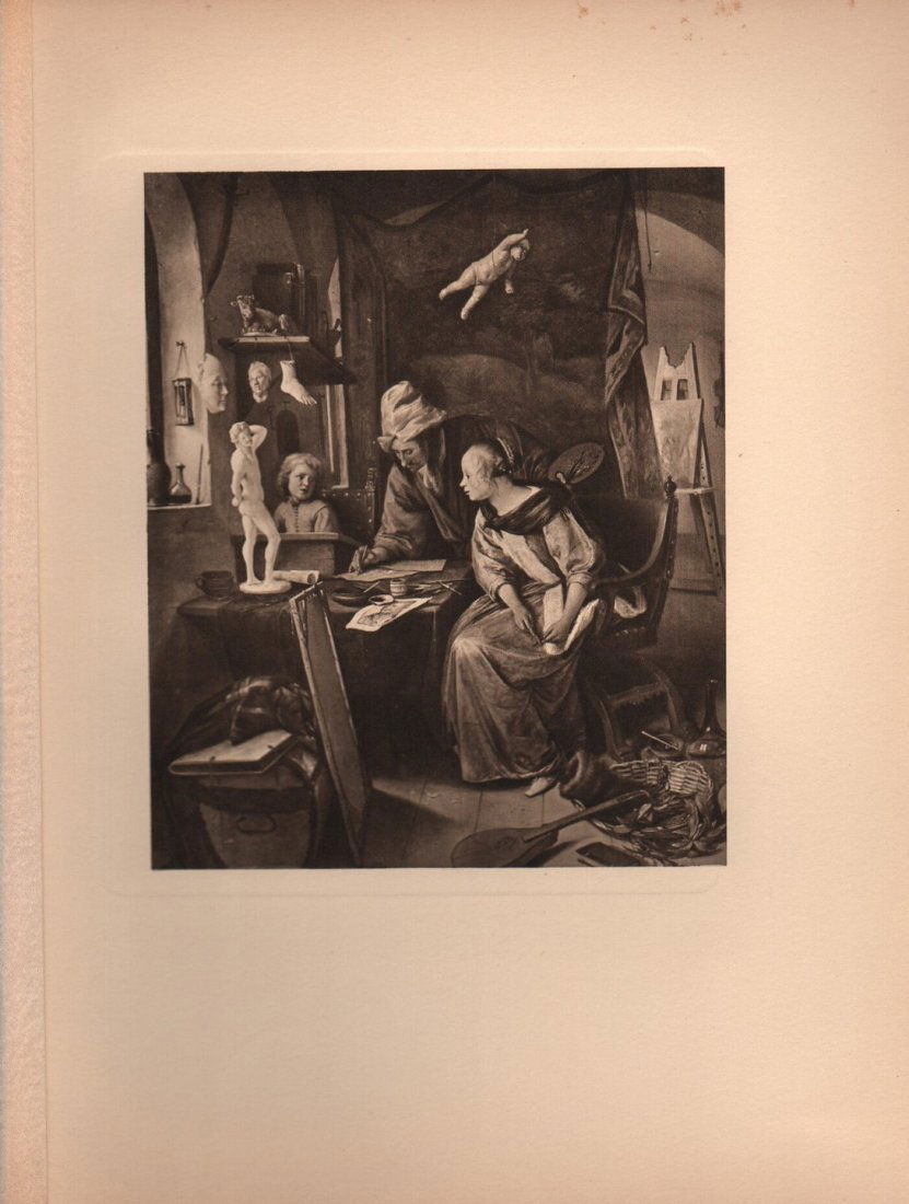 Jan Steen: Drawing Lesson - Gravure (1 of 1)
