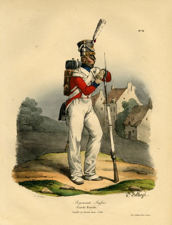 Hippolyte Bellange: Regiments Suisses, Garde Royale (1 of 1)