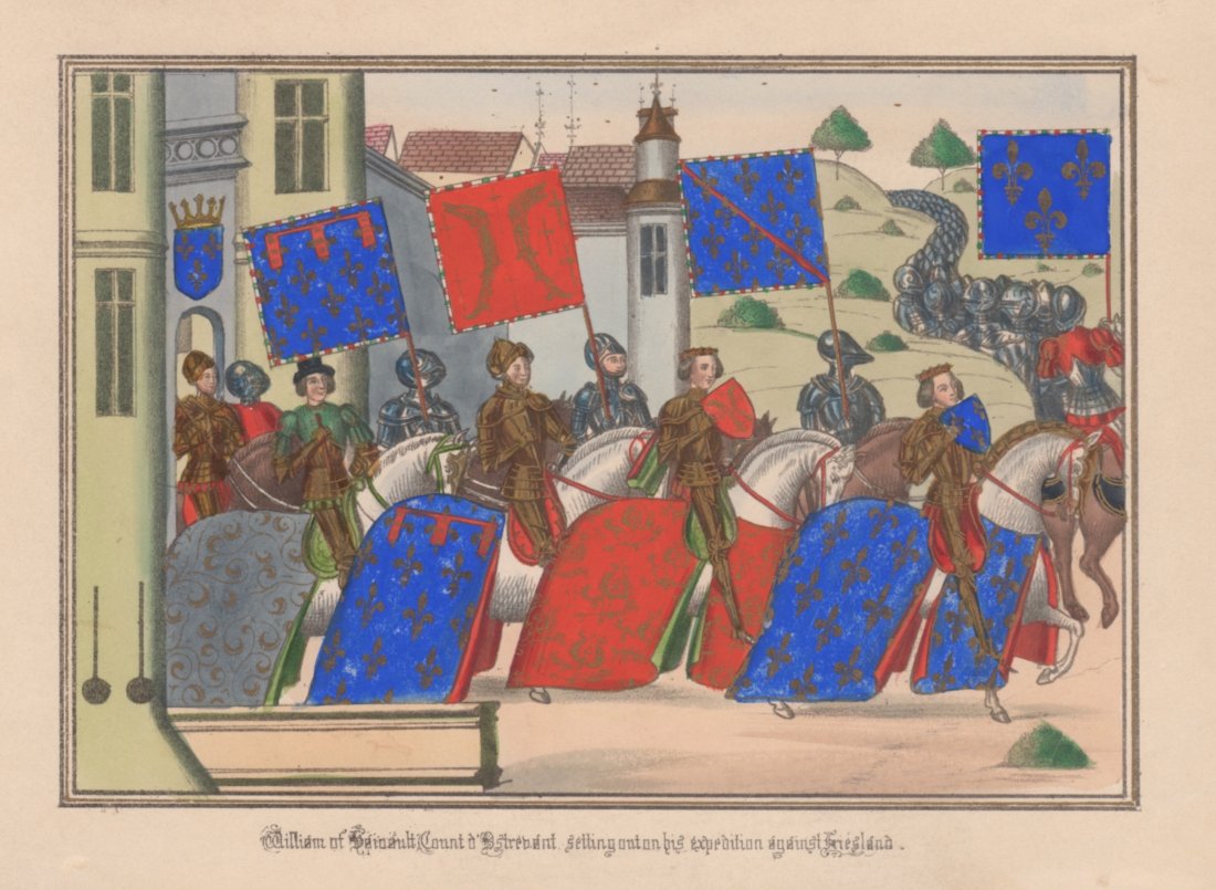 Sir John Froissart: Chronicles of England, France...: Artist: Sir John Froissart From "Chronicles of England, France, Spain and the adjoining countries, from the latter part of the reign of Edward II to the coronation of Henry IV", Vol 1 Translated from 
