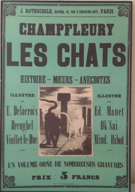 Manet: Champfleury & His Cats, Lithograph (1 of 6)