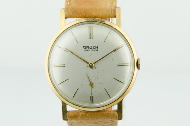 Gruen Manual Watch, 1960's: Item: Gruen Manual Watch Date: 1960's Movement: Manual wind The Gruen Watch Company was formerly one of the largest watch manufacturers in the United States. It was in business from about 1894 to 1958