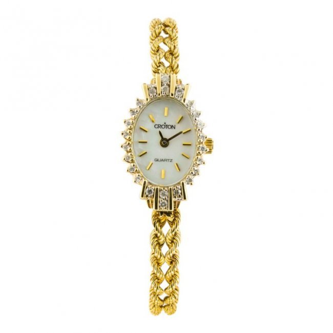 Chrodant 14K Gold Diamond Ladies Watch (1 of 4)