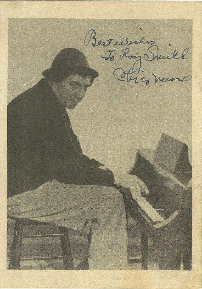 Chico Marx Poster Card, Signed (1 of 1)