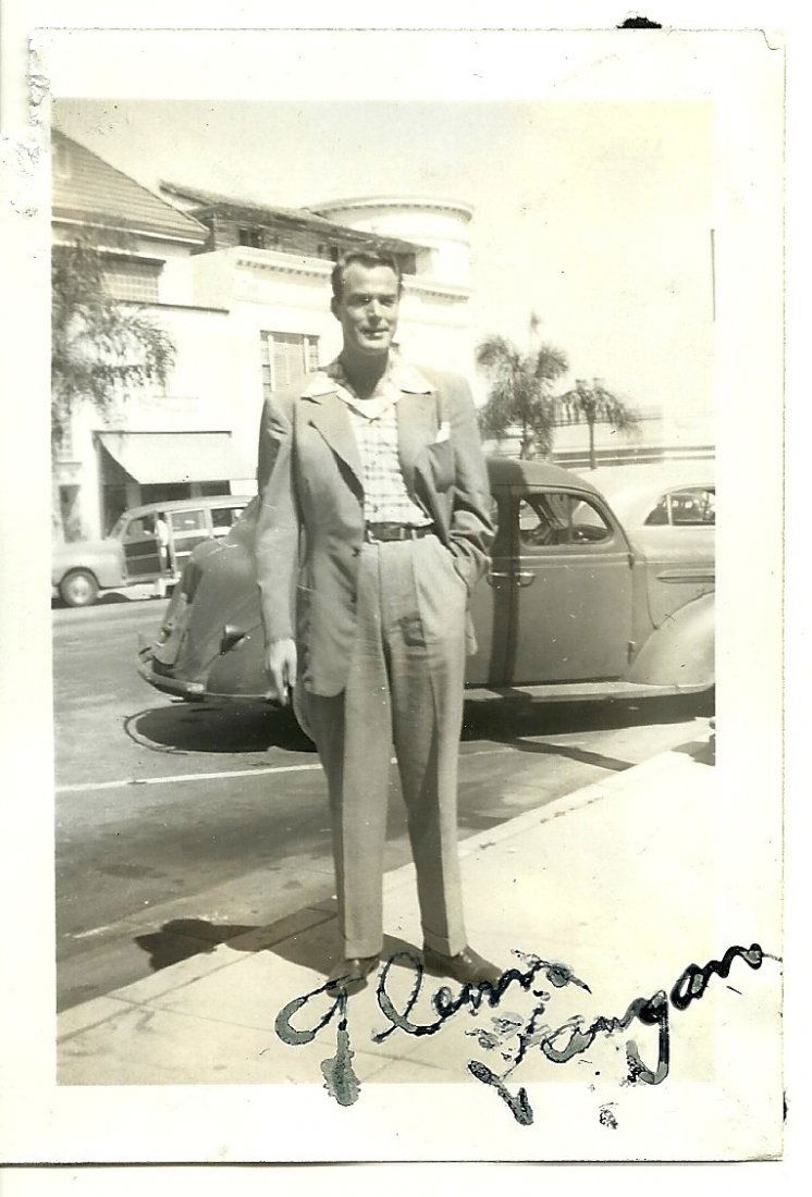 Glenn Langan Poster Card, Signed (1 of 1)