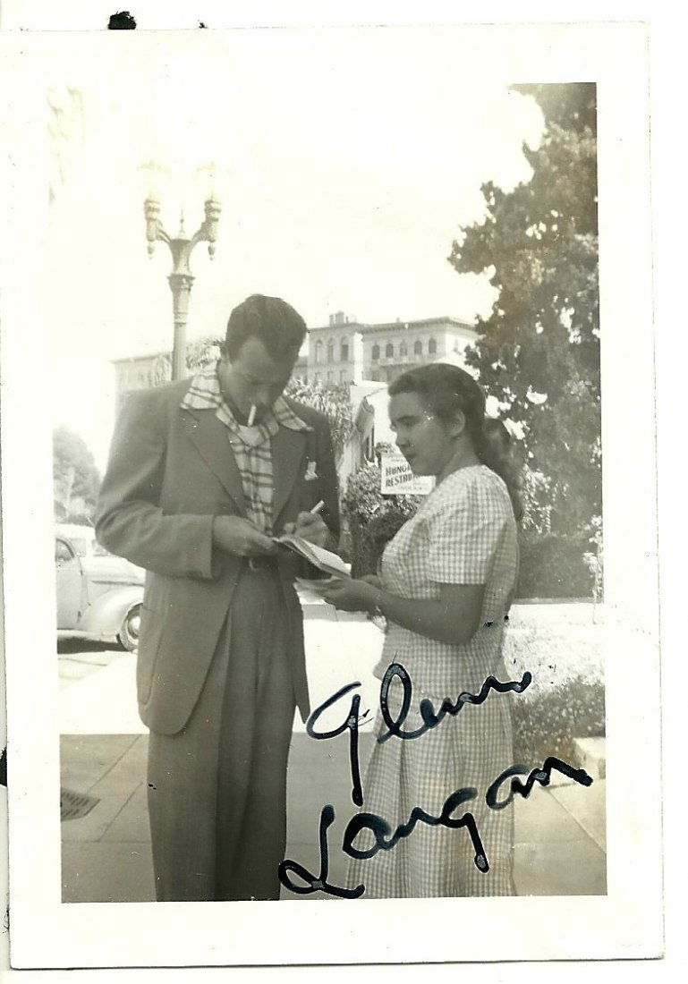 Glenn Langan Poster Card, Signed (1 of 1)