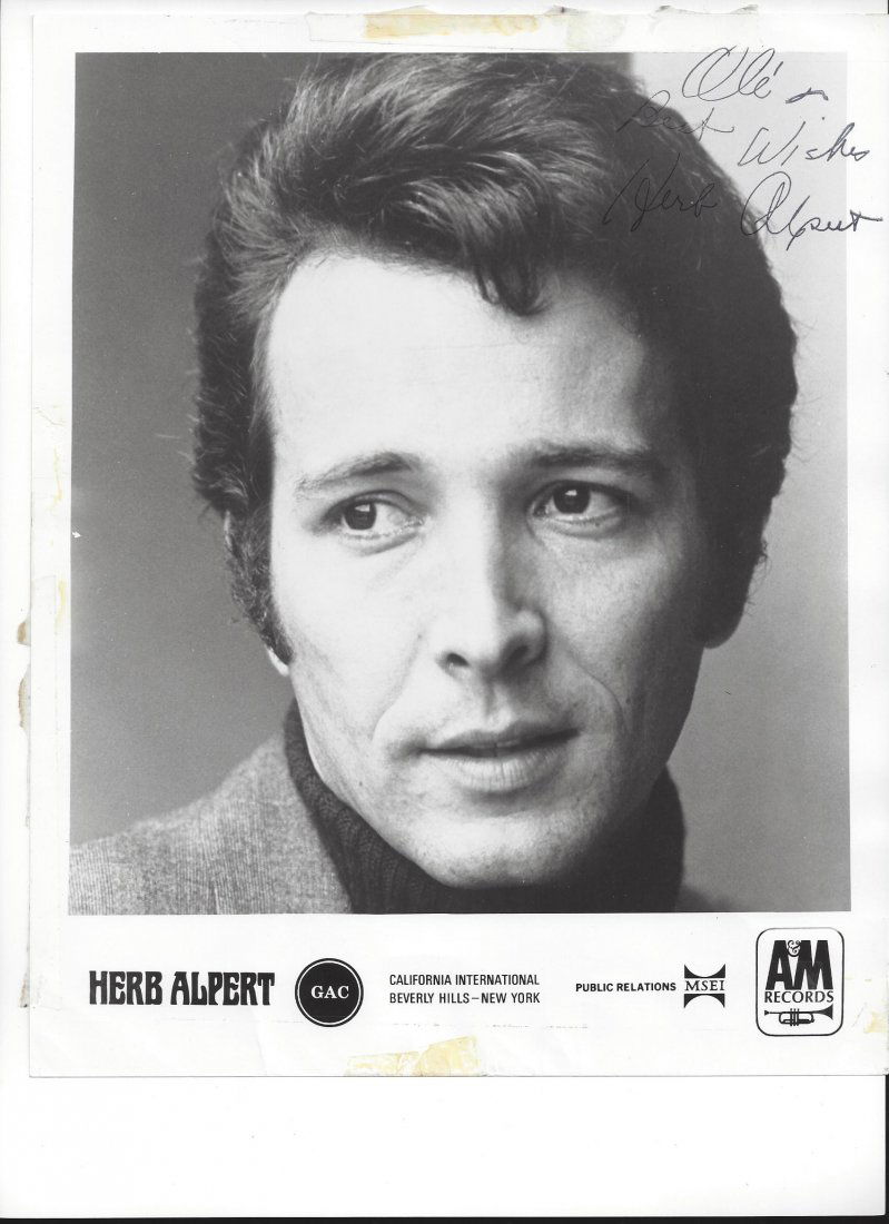 Herb Alpert Poster, Signed (1 of 1)