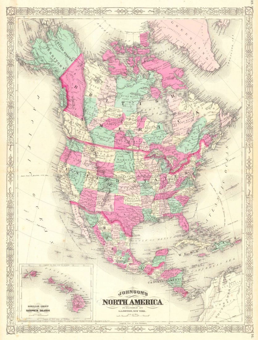 Johnson's North America, 1867 (1 of 1)