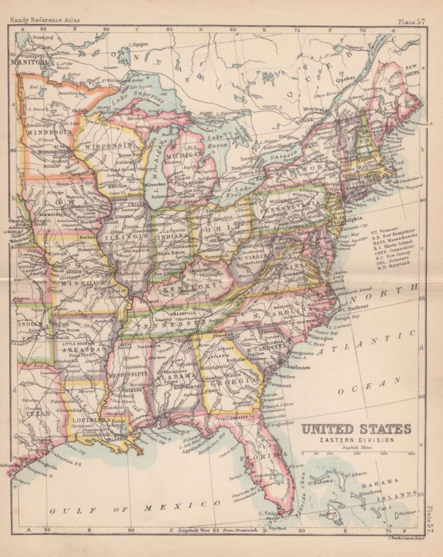 United States Eastern Division, 1888 (1 of 1)