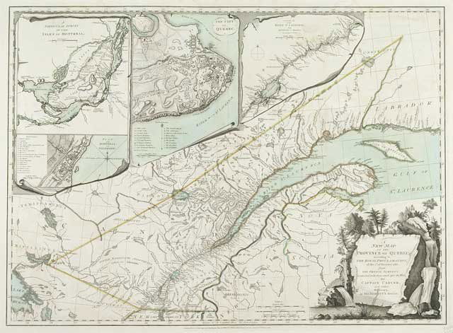 Captain Carver: New Map of the Province of Quebec (1 of 1)