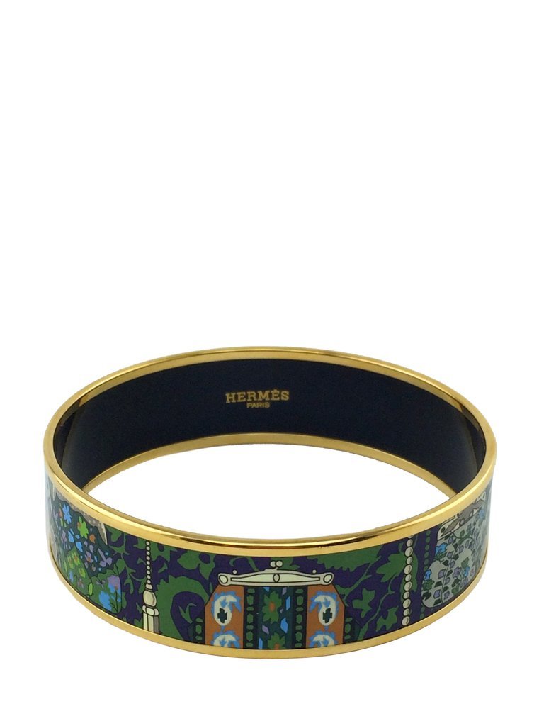 Hermes: Printed Enamel Wide Bracelet 70 (1 of 2)