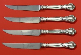 Four Chantilly by Gorham Sterling Silver Steak Knives (1 of 1)