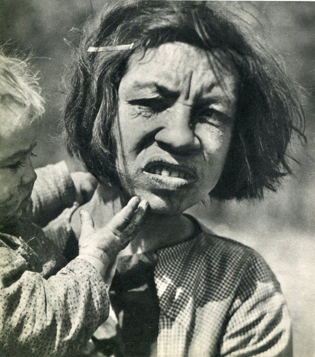 Margaret Bourke White: McDaniel, Georgia: Print Title: McDaniel, Georgia Artist: Margaret Bourke-White Medium: Vintage Sheet-fed Gravure Date: 1937 Printer: Art Color Prining Co, New Jersey Size: 7 x 8 inches Margaret Bourke-White (1904-1971)