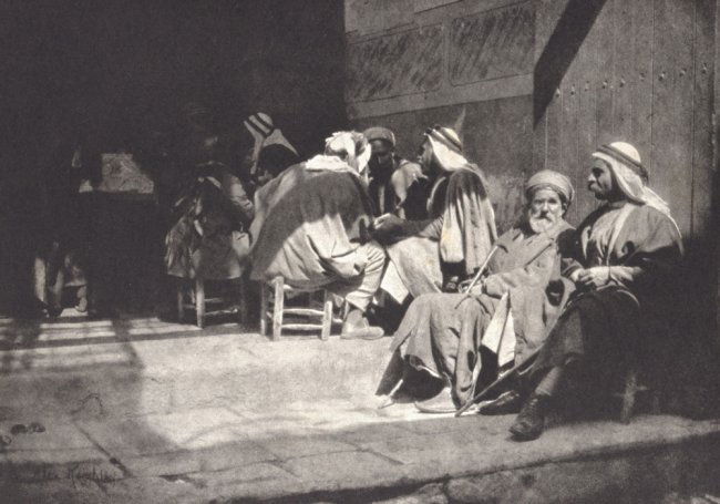 Alex Keighley: An Arab Cafe, Jerusalem (1 of 1)