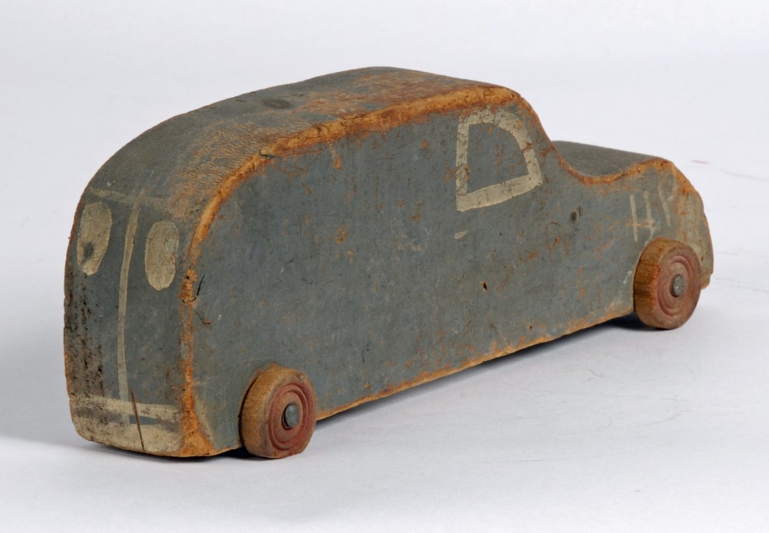Handmade Wood Toy Car, c 1940 (1 of 3)