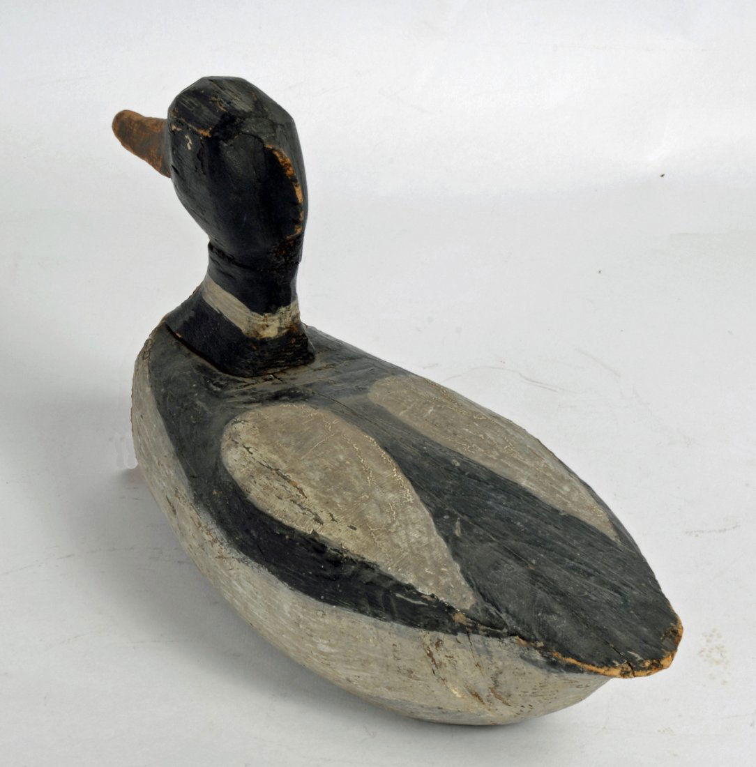 American Merganser Drake Decoy C.Early 20th century (1 of 3)