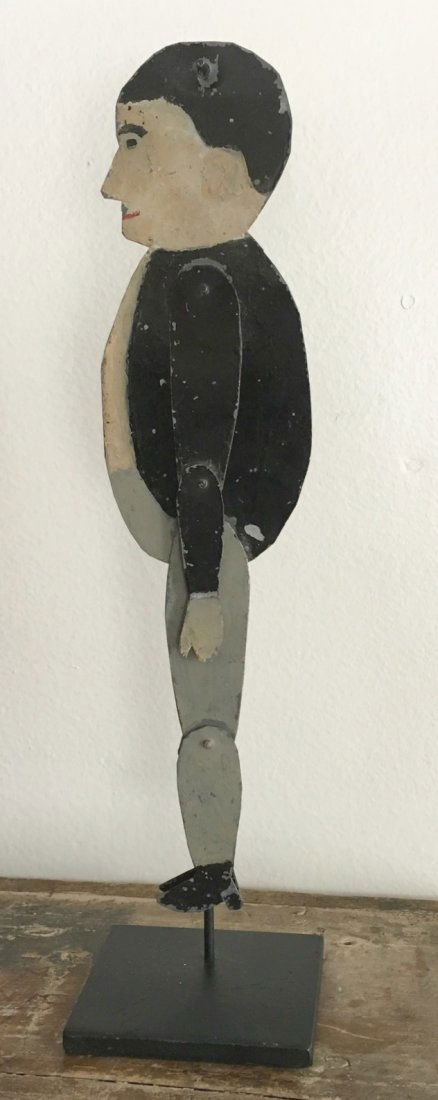 Early 20th C Handmade Articulated Dancing Figure (1 of 5)