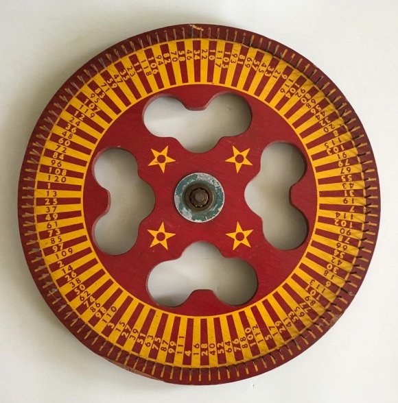 Painted Star Carnival Wheel, 1930s (1 of 6)