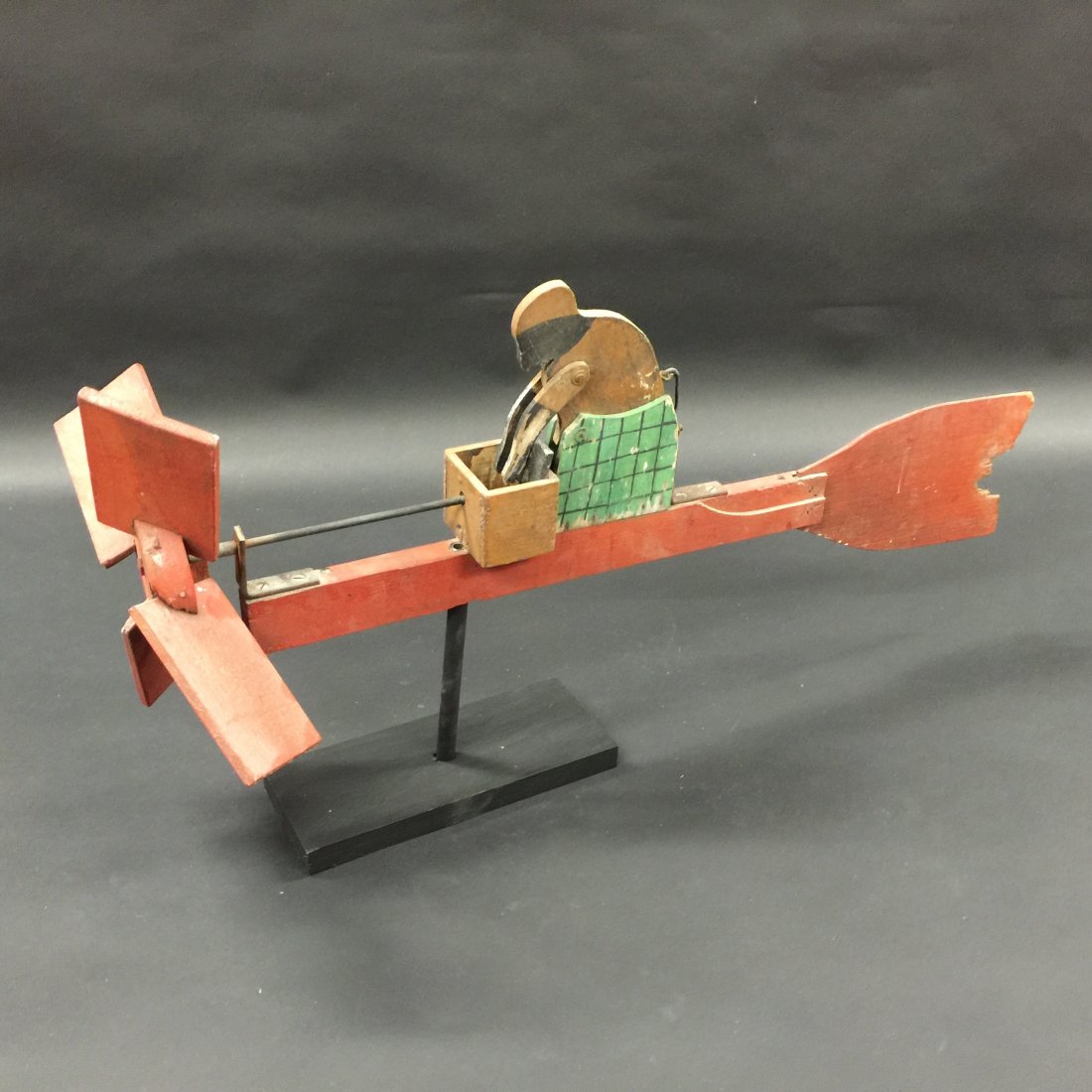 Lady Doing Laundry Whirligig, 1950s (1 of 2)