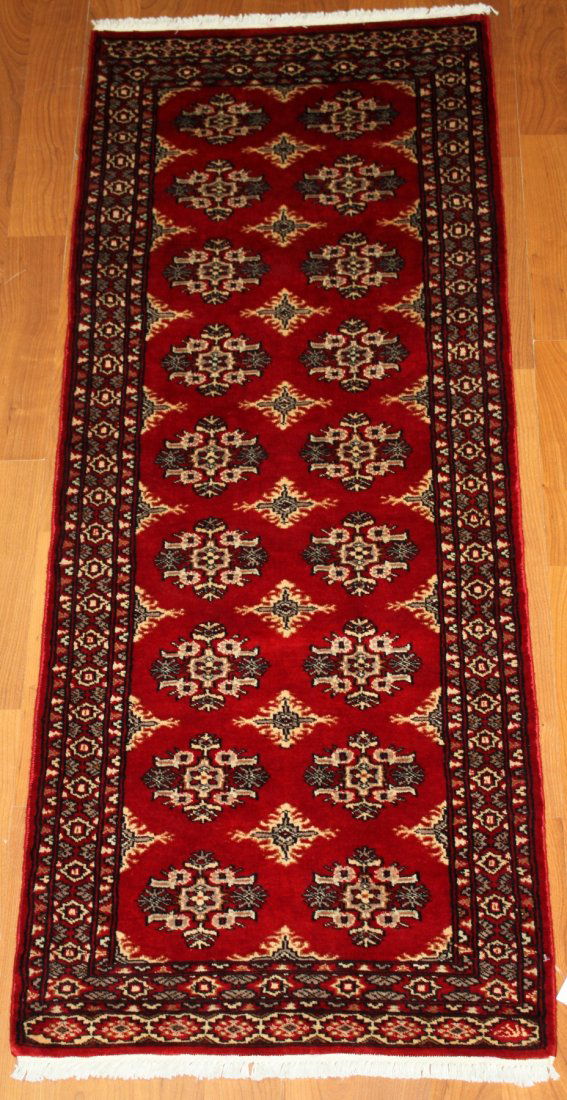 Turkmen Bokhara Runner Rug 2x6 (1 of 6)