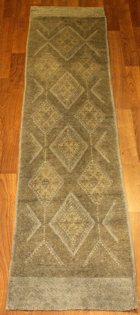 Turkmen Tribal Runner Rug 2x8 (1 of 7)