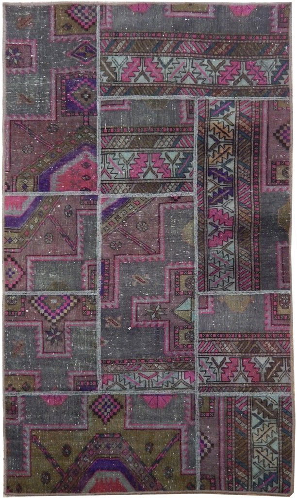 Handmade Persian Patchwork Area Rug 3x5 (1 of 6)