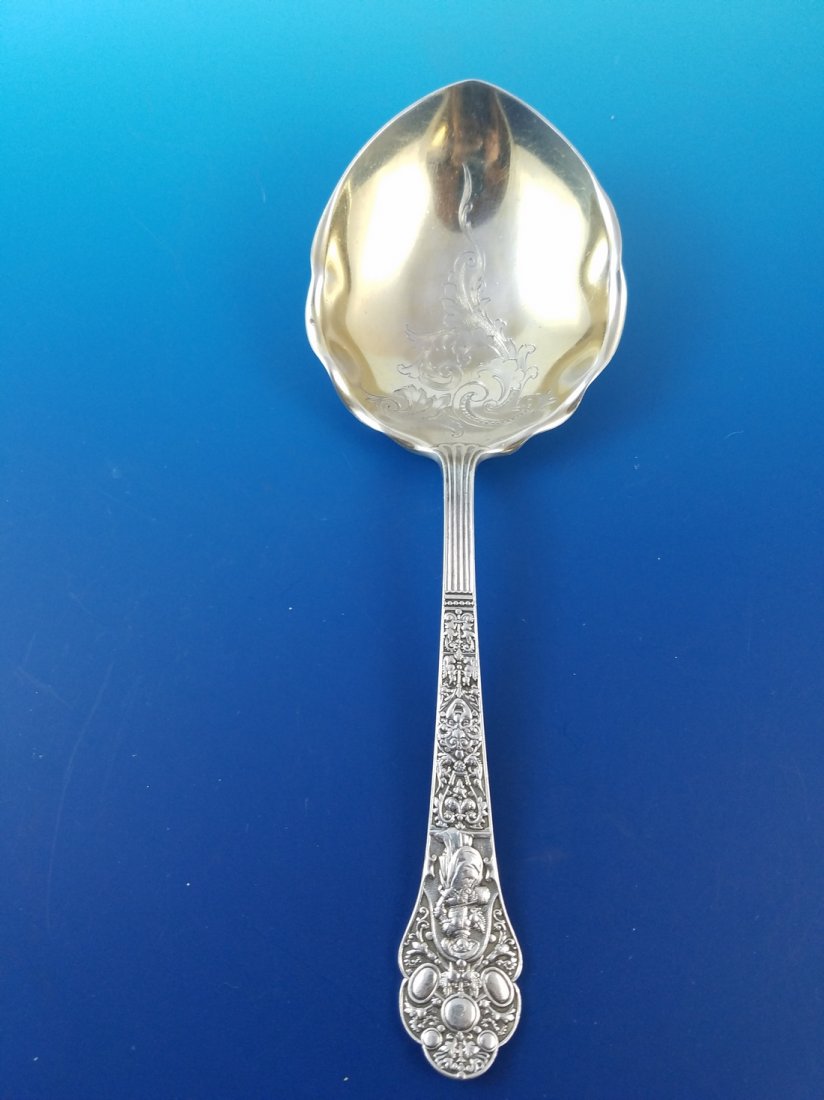 Medici Old by Gorham Sterling Silver Berry Spoon (1 of 8)