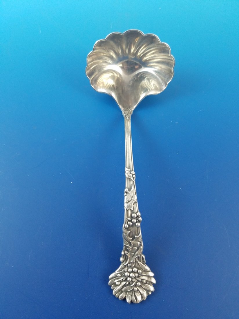 Holly by Tiffany & Co. Sterling Sauce Ladle Shell Bowl (1 of 3)