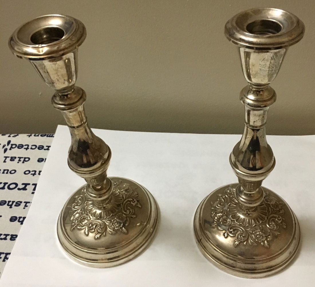 Two Vintage Sterling Candelabra Gorhan Silver (1 of 5)