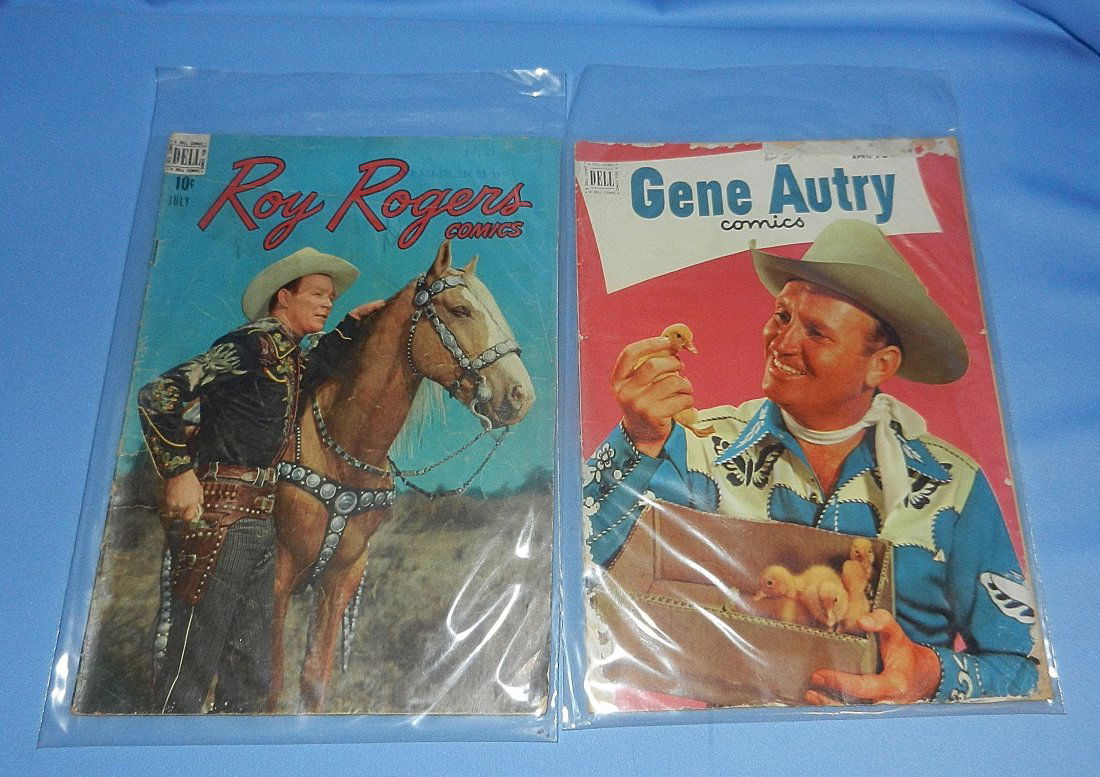 Vintage Western Comic Books Roy Roger and Gene Autry (1 of 5)