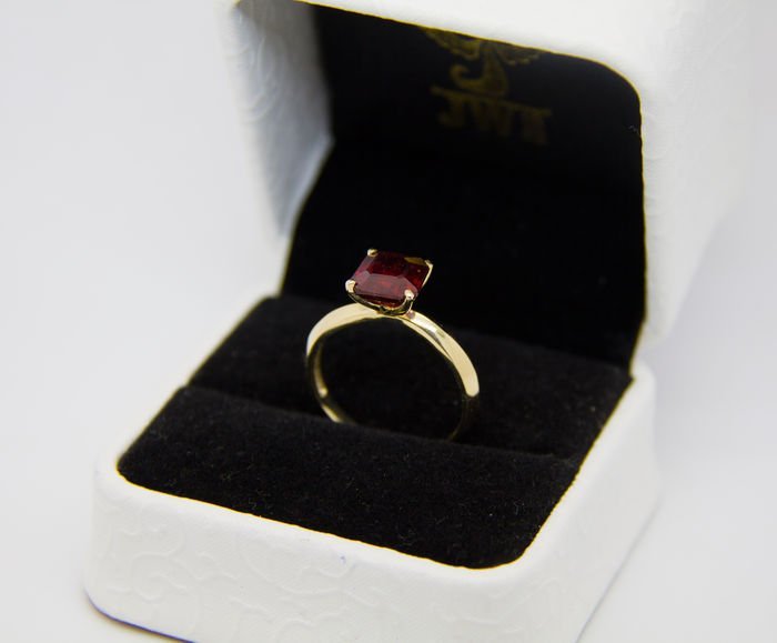 14K Gold Natural Ruby Ring (1 of 8)