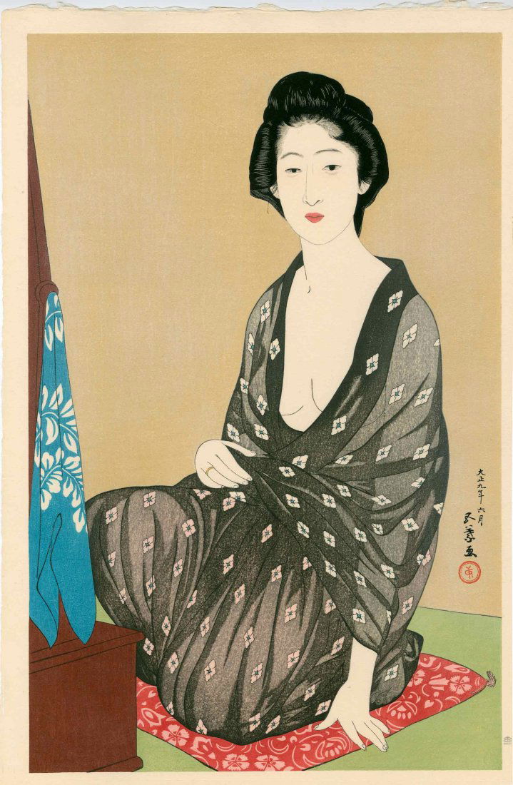 Goyo Hashiguchi: Woman in a Summer Kimono, 1920 (1 of 2)