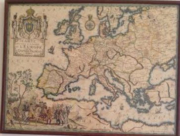 Carte Politique De Leurope Et De Lempire Francais