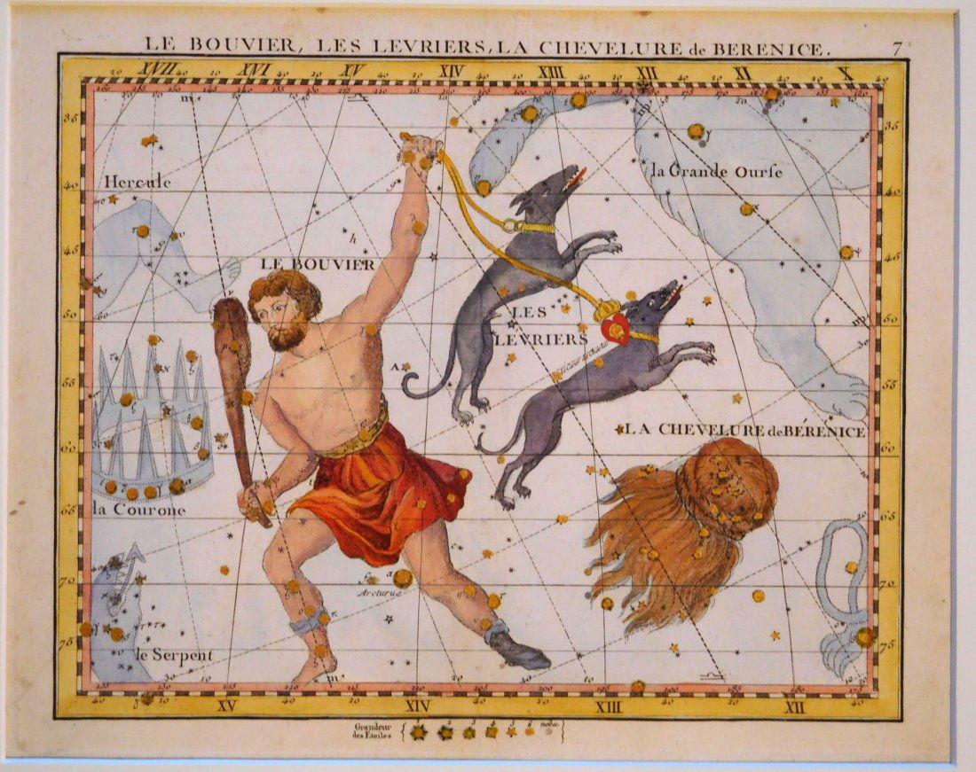 Flamsteed: Le Bouvier Constellation Chart 1729 (1 of 1)