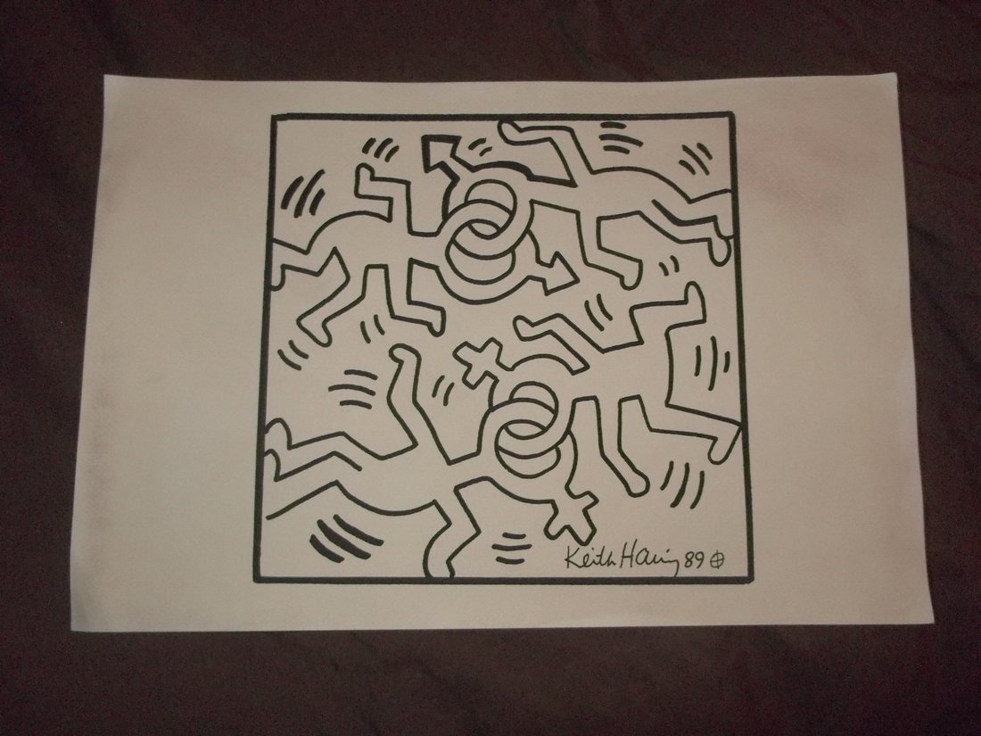 Keith Haring: Male Sign Figures, 1989 (1 of 3)
