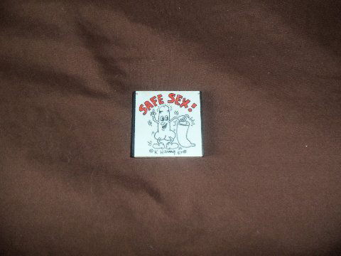 Keith Haring: Condom Case, 1987 (1 of 4)