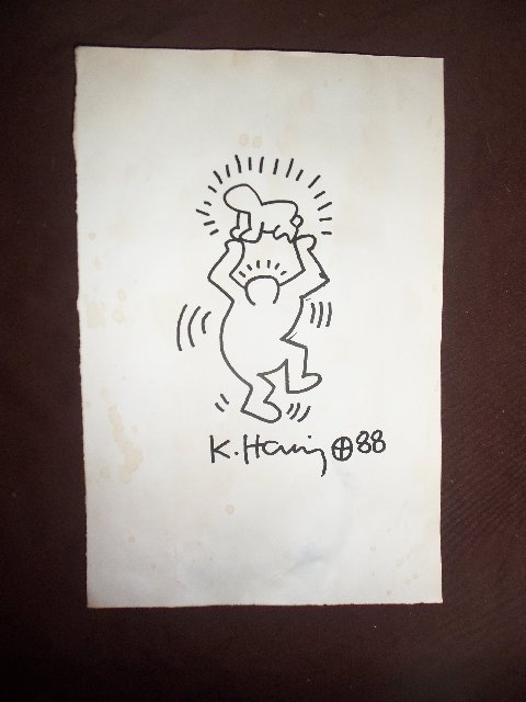 Keith Haring: Dancing Man With Radiant Baby, 1988 (1 of 5)