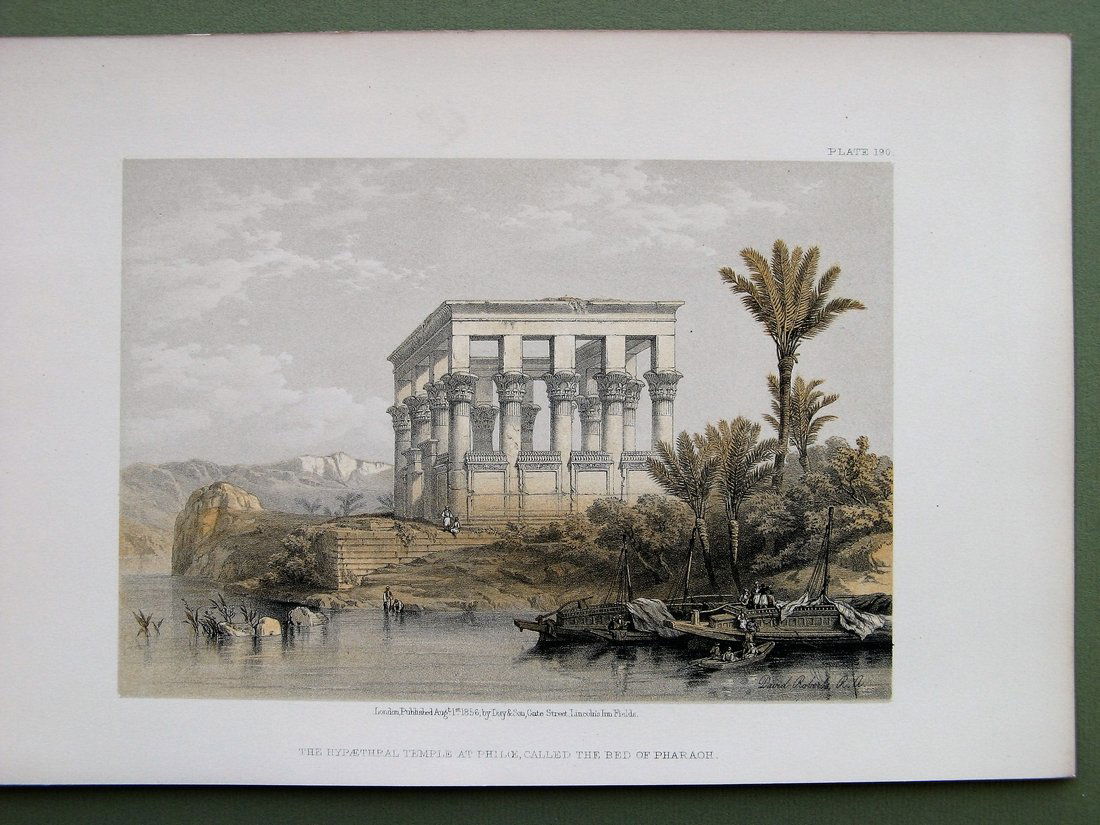 David Roberts: Egypt, Hydraethral Temple at Philae (1 of 1)