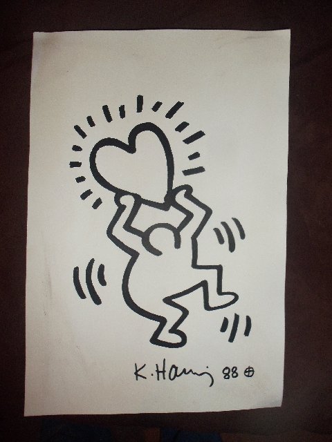 Keith Haring: Dancing Man with Radiant Heart, 1988 (1 of 1)