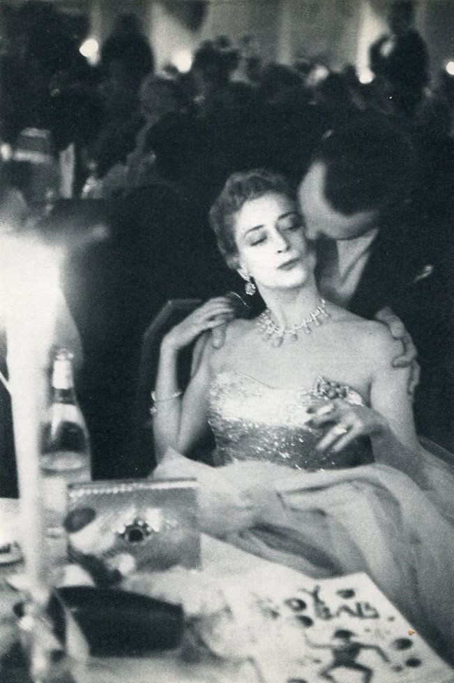 Robert Frank: Charity Ball, NYC: Print Title: Charity Ball, NYC Artist: Robert Frank Medium: Vintage Sheet-fed Gravure Printing Date: 1958 Printing Location: France Image Size: 4.5 x 6.55 inches Robert Frank (b. 1924) is an American