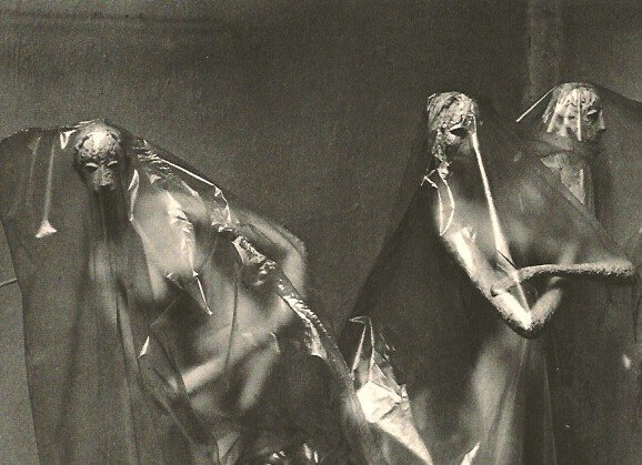 Andre Kertesz: Mannequins, New York 1956: Print Title: Mannequins, New York 1956 Artist: Andre Kertesz Printing Date: 1973 Medium: Copperplate Sheet-fed Gravure Printing Date: Japan Image Size: 6 x 4 inches Andre Kertesz, born Kertesz Andor, 