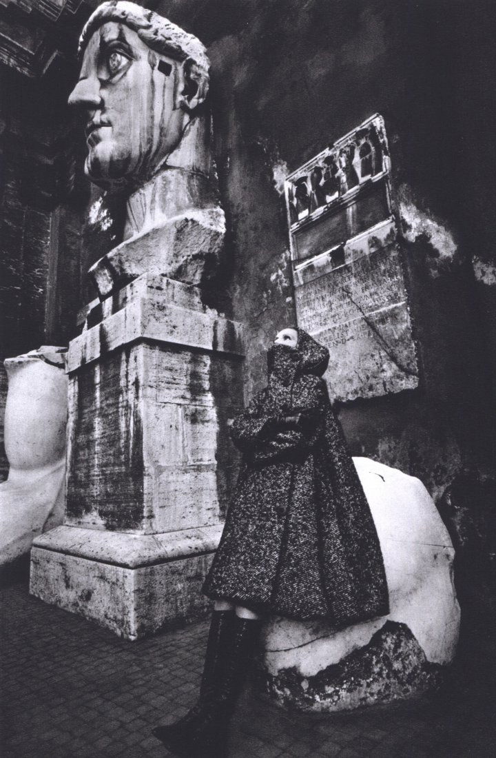 Jeanloup Sieff: Model for Harper's Bazaar, Rome 1972 (1 of 1)