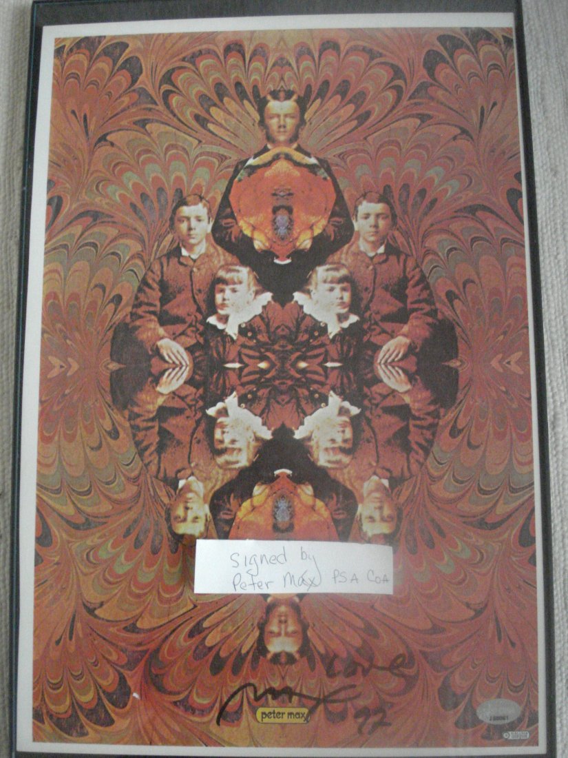 Signed Peter Max Poster (1 of 3)