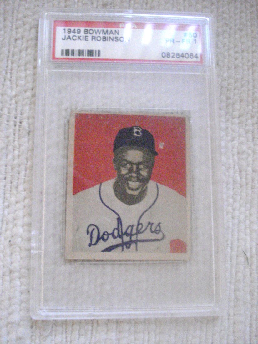 Jackie Robinson Rookie Card (1 of 2)