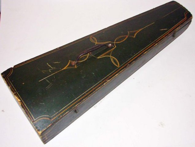 19th C Folk Art Fiddle or Violin Coffin Case (1 of 6)