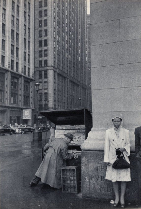 Henri Cartier-Bresson: Chicago, 1947: Print Title: Chicago, 1947 Artist: Henri Cartier-Bresson Printing Date: 1952 Medium: Sheet-fed Gravure Printer: Draeger, France Image Size: 9 x 13 inches Henri Cartier-Bresson was a French photographe