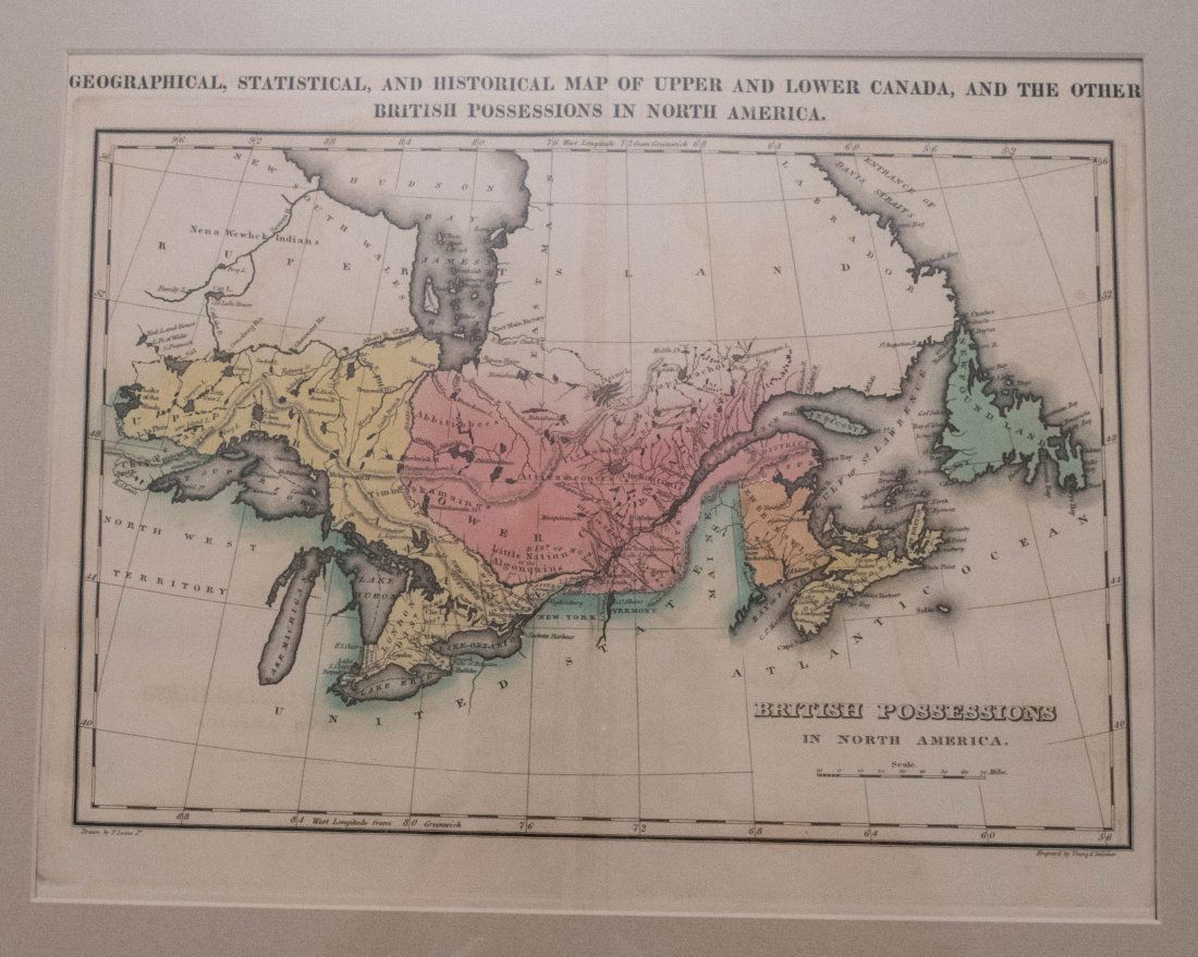 Geographical, Statistical & Historical Map Canada, 1823 (1 of 1)