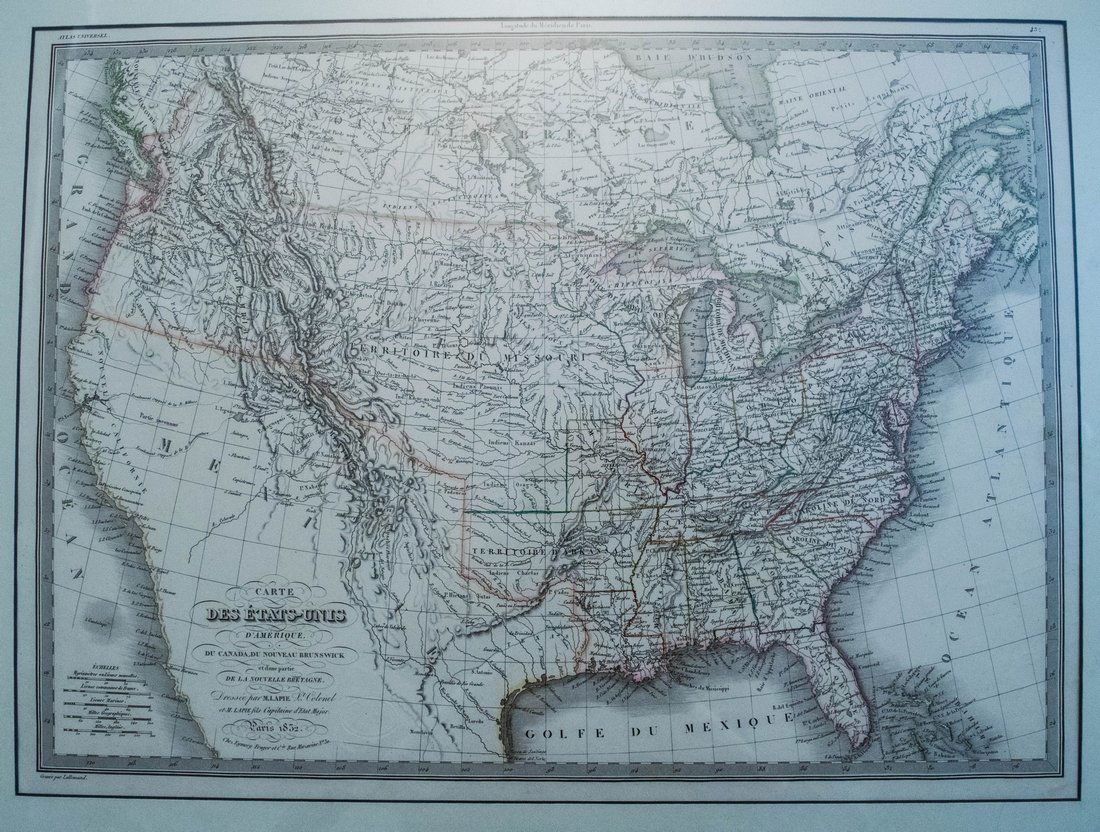 Carte des Etats-Unis d'Amerique, du Canada, 1832 (1 of 1)